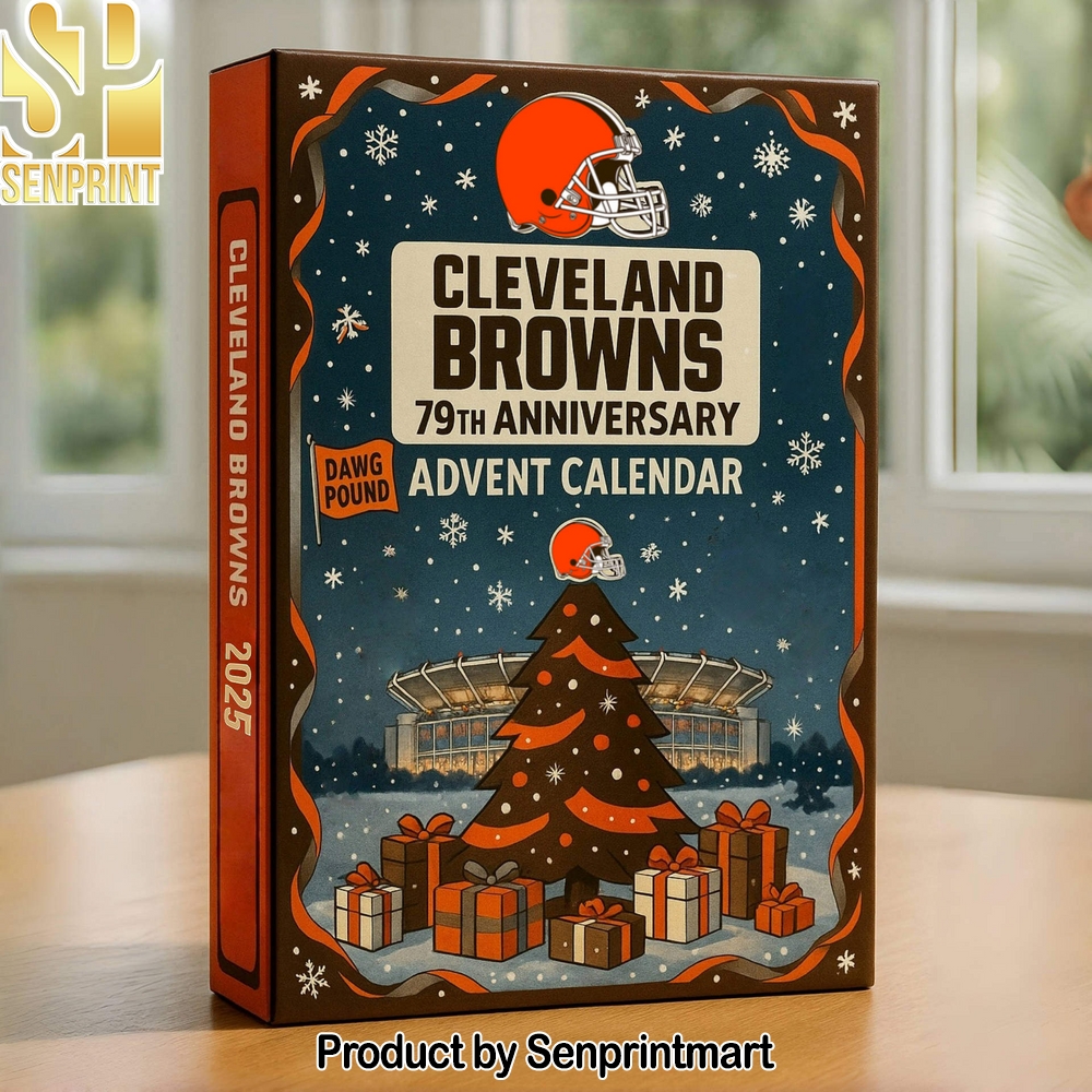 Cleveland Browns 79th Anniversary 2025 Advent Calendar Box 2025 Cleveland Browns 79th Anniversary 2025 Advent Calendar Box 2025