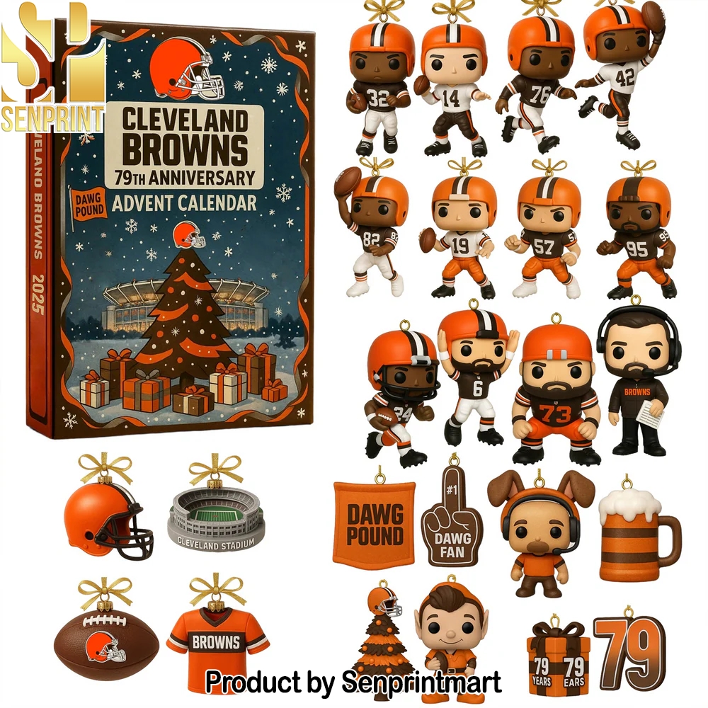 Cleveland Browns x NFL 79th Anniversary Christmas Countdown Calendar 2025