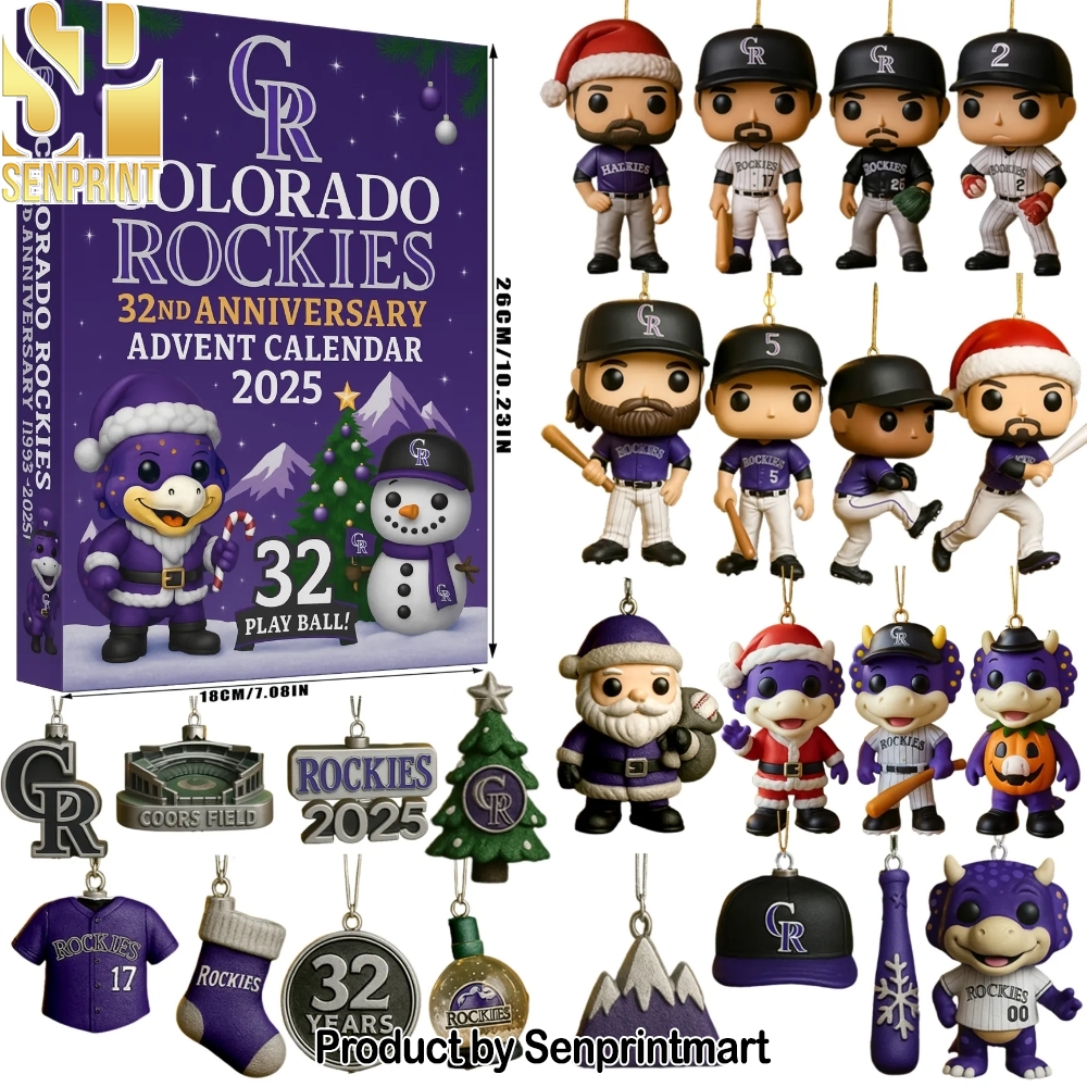 Colorado Rockies 32Nd Anniversary Holiday Countdown Box 2025