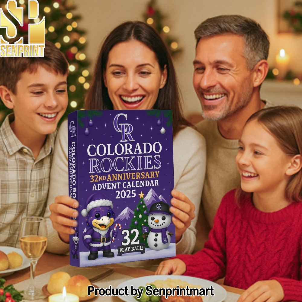 Colorado Rockies 32Nd Anniversary Holiday Countdown Box 2025 Colorado Rockies 32Nd Anniversary Holiday Countdown Box 2025