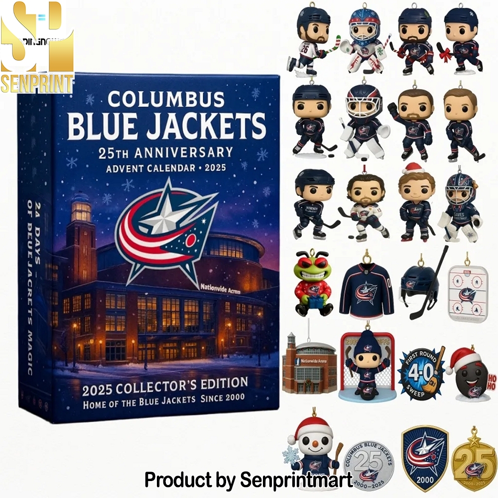 Columbus Blue Jackets 25Th Anniversary Holiday Treasure Box 2025