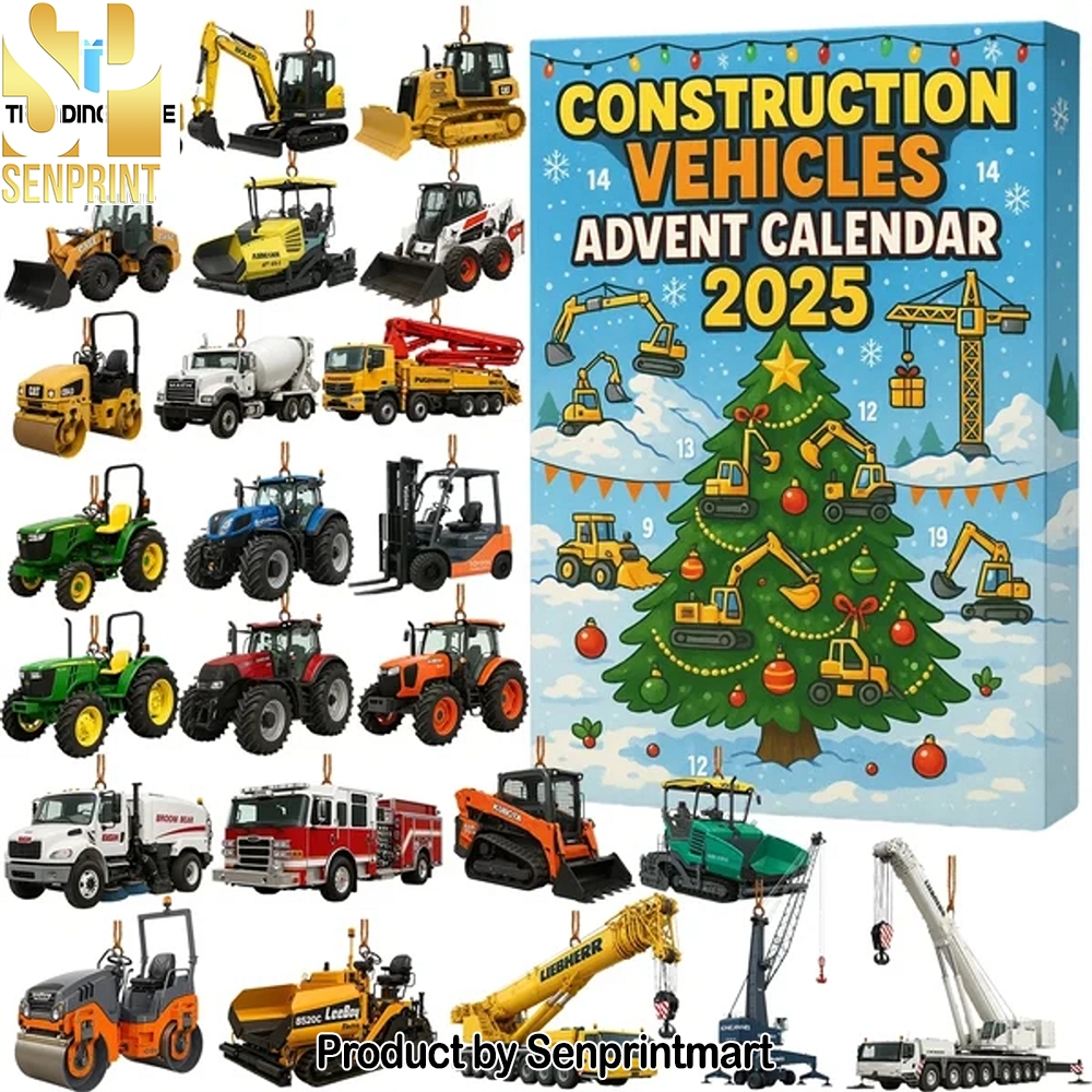 Construction Vehicles Christmas Truck And Tractor Advent Calendar 2025 Construction Vehicles Christmas Truck And Tractor Advent Calendar 2025