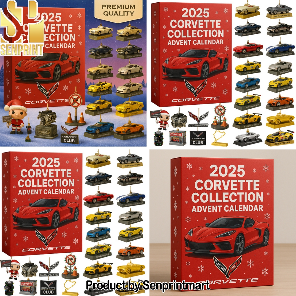 Corvette Car Collect Holiday Surprise Calendar 2025