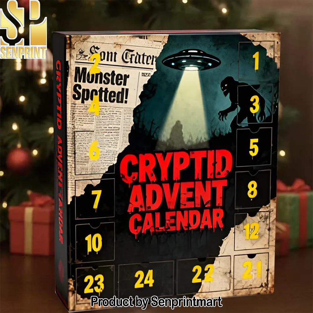 Cryptid Days Of Mystery Monsters And Ufo Christmas Gift Calendar 2025 Cryptid Days Of Mystery Monsters And Ufo Christmas Gift Calendar 2025