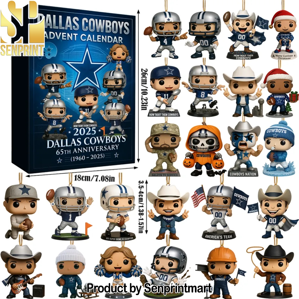 Dallas Cowboys 65th Anniversary 2025 Advent Calendar Box 2025 – YS11