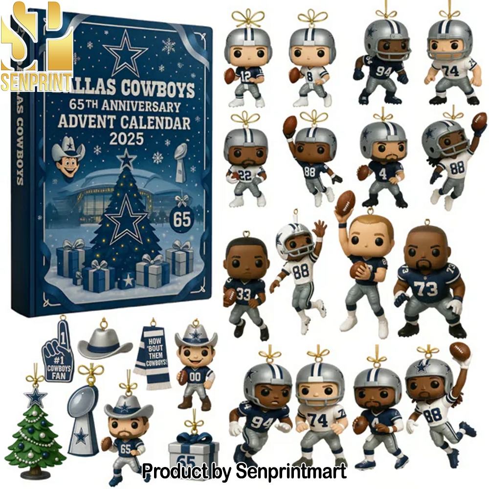 Dallas Cowboys 65th Anniversary Christmas Surprise Box 2025