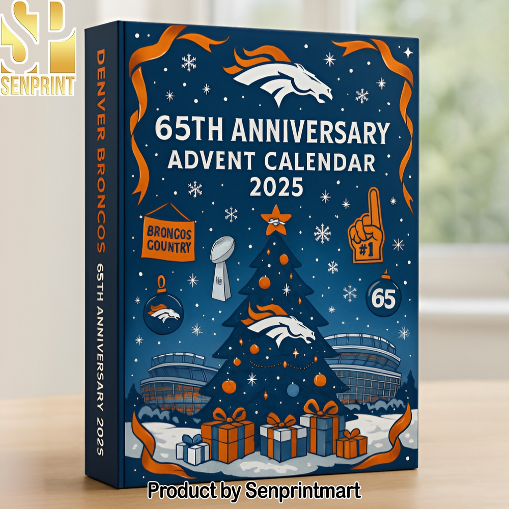 Denver Broncos 65th Anniversary 2025 Advent Calendar Box 2025 Denver Broncos 65th Anniversary 2025 Advent Calendar Box 2025