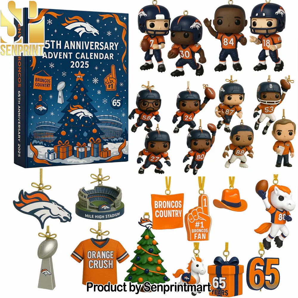 Denver Broncos x NFL Anniversary 2025 Advent Calendar Box 2025