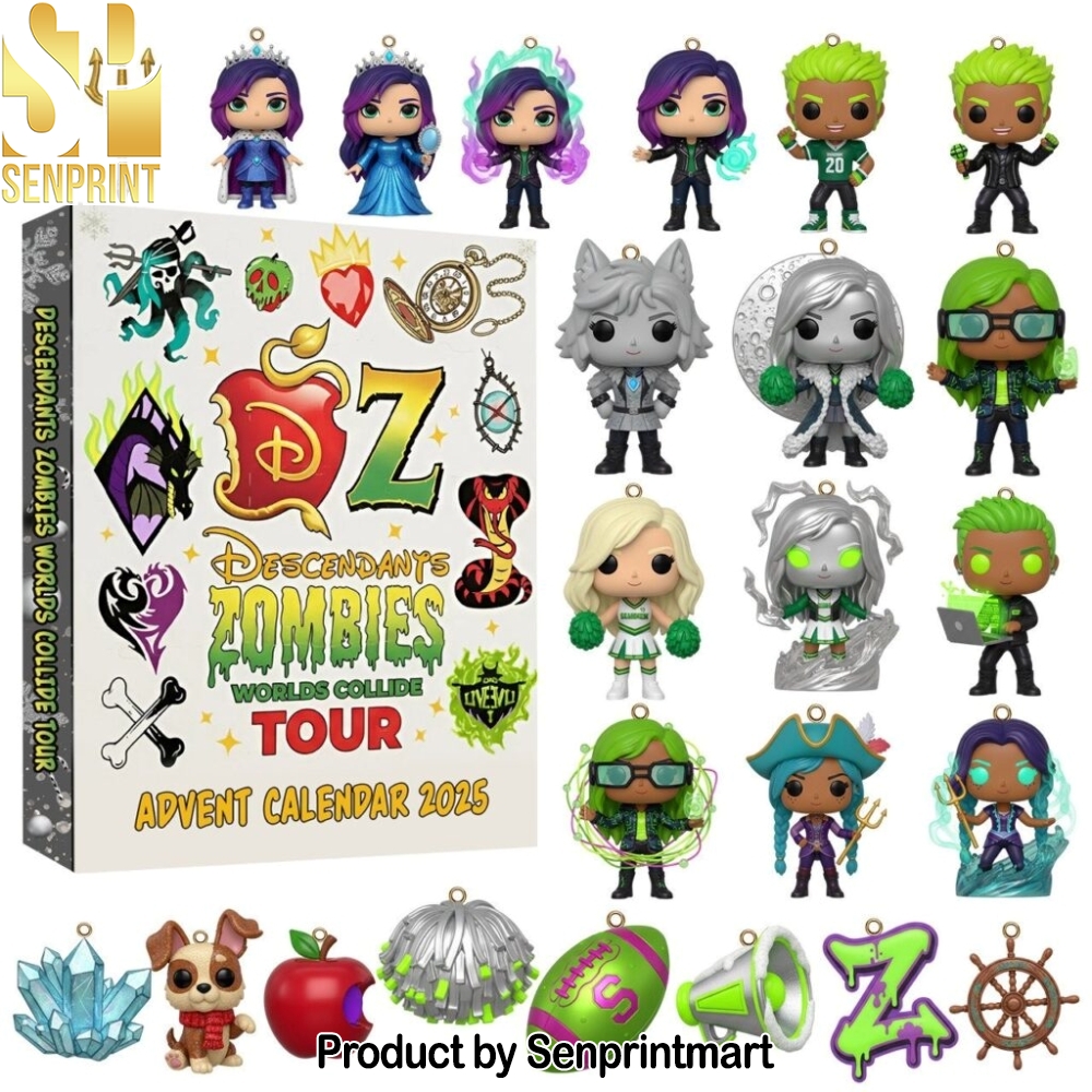 Descendants Zombies Worlds Collide Tour Xmas Countdown Box 2025
