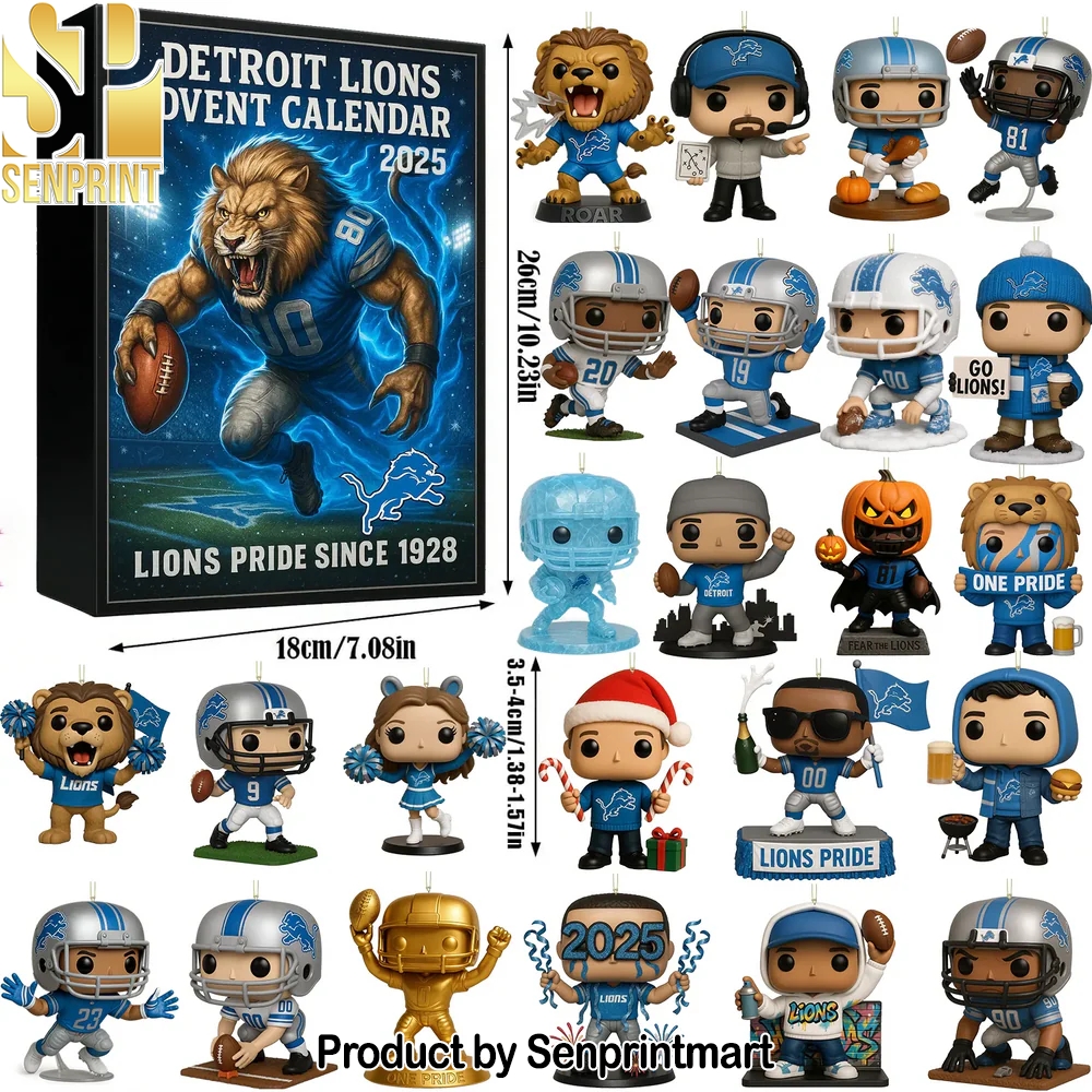 Detroit Lions 1928 2025 Advent Calendar Box 2025