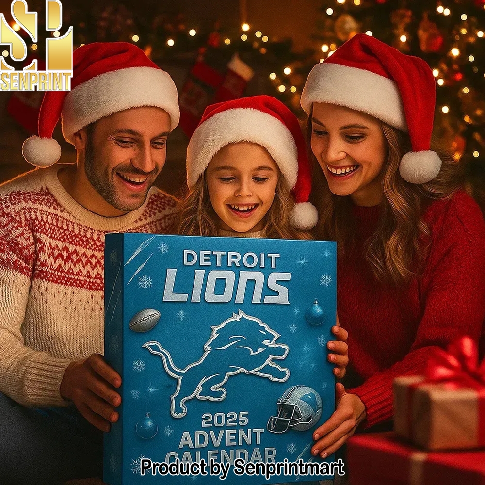 Detroit Lions Nfl Star Collectible Gift Set 24 Days of Christmas Box 2025 Detroit Lions Nfl Star Collectible Gift Set 24 Days of Christmas Box 2025