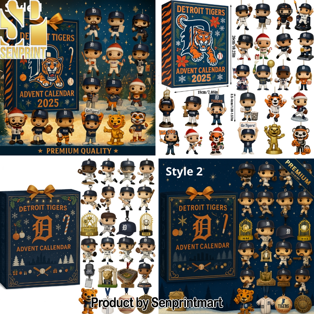 Detroit Tigers Xmas Countdown Box 2025