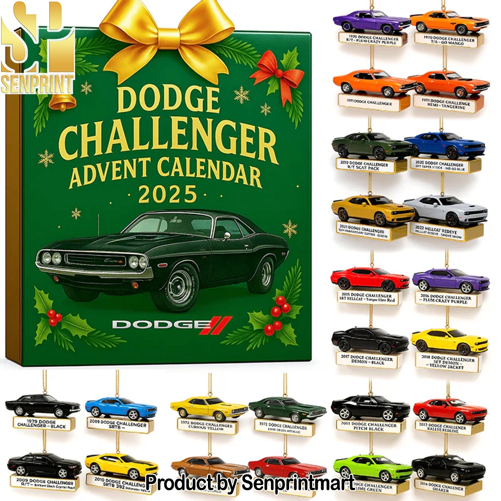 Dodge Challenger Car Christmas Treat Box 2025
