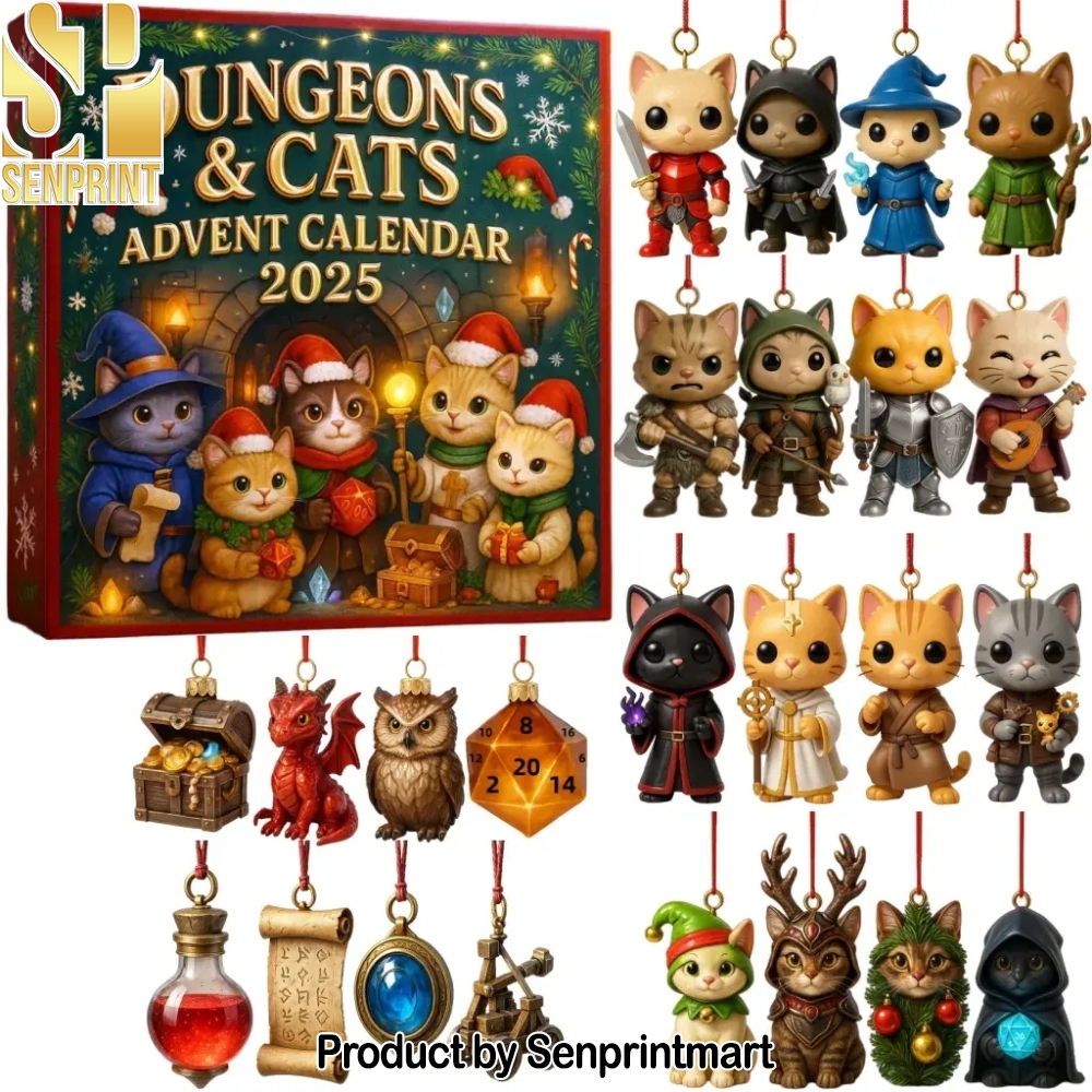 Dungeons And Cats Christmas Christmas Gift Calendar 2025 Dungeons And Cats Christmas Christmas Gift Calendar 2025