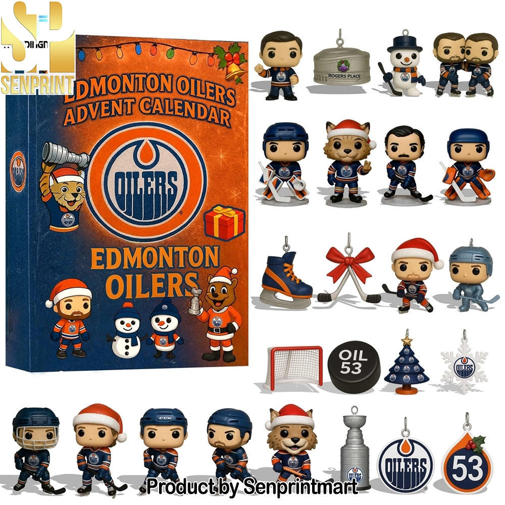 Edmonton Oilers Christmas Gift Calendar 2025