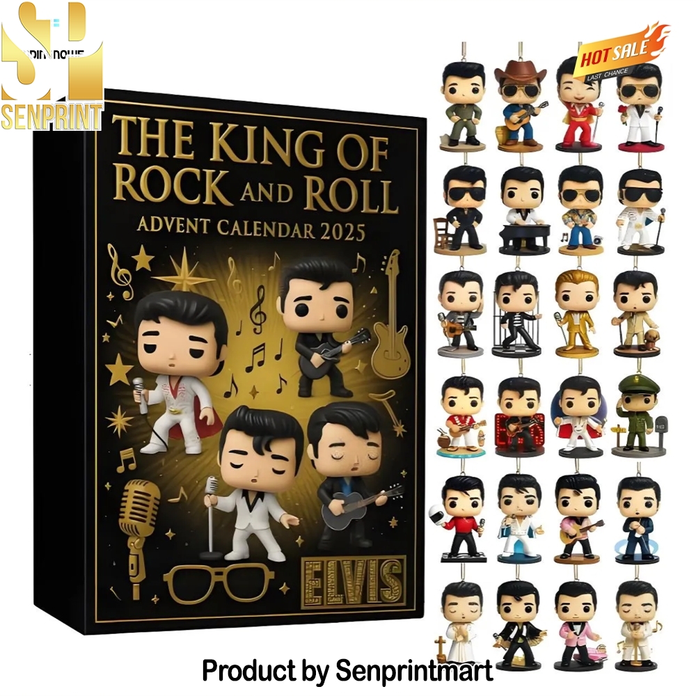Elvis Presley 24 Days Of The King Of Rock Collectible Figures Holiday Surprise Calendar 2025
