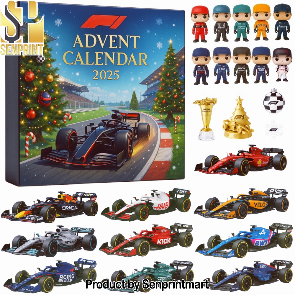 F1 For Racing Fans 2025 Advent Calendar Box 2025
