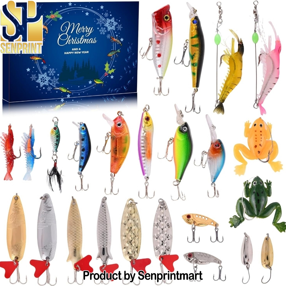 Fishing Lure Fishing Christmas Countdown 24 Days of Christmas Box 2025