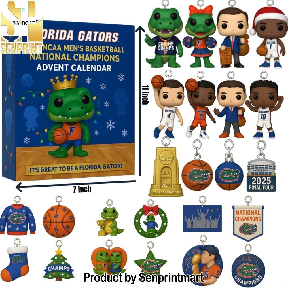 Florida Gators 2025 Ncaa Basketball National Champions Christmas Surprise Box 2025