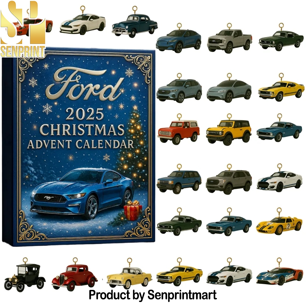 Ford Christmas 24 Day Countdown Car Collectible Gift Set 2025 Advent Calendar 2025