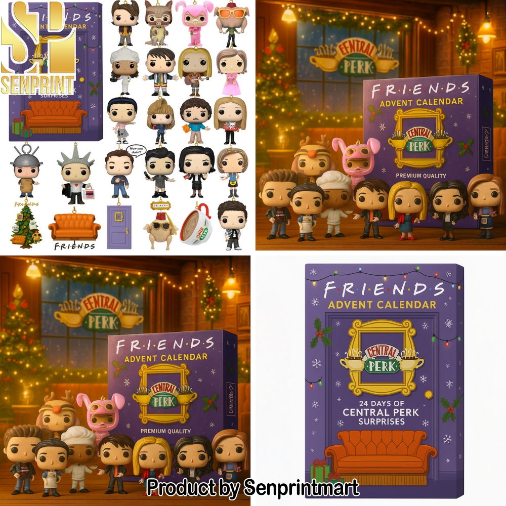 Friends TV Show Holiday Countdown Box 2025