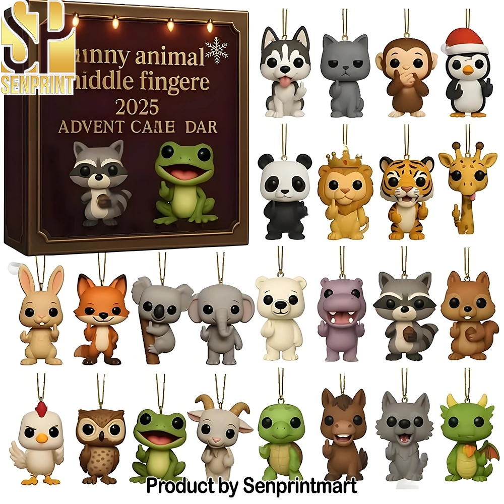Funny Animal Middle Finger Advent Calendar 2025