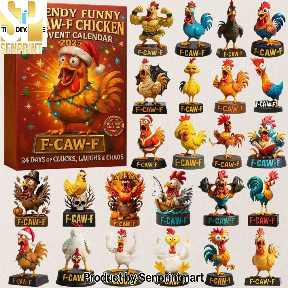 Funny F Caw F Chicken 24 Days of Christmas Box 2025 Funny F Caw F Chicken 24 Days of Christmas Box 2025