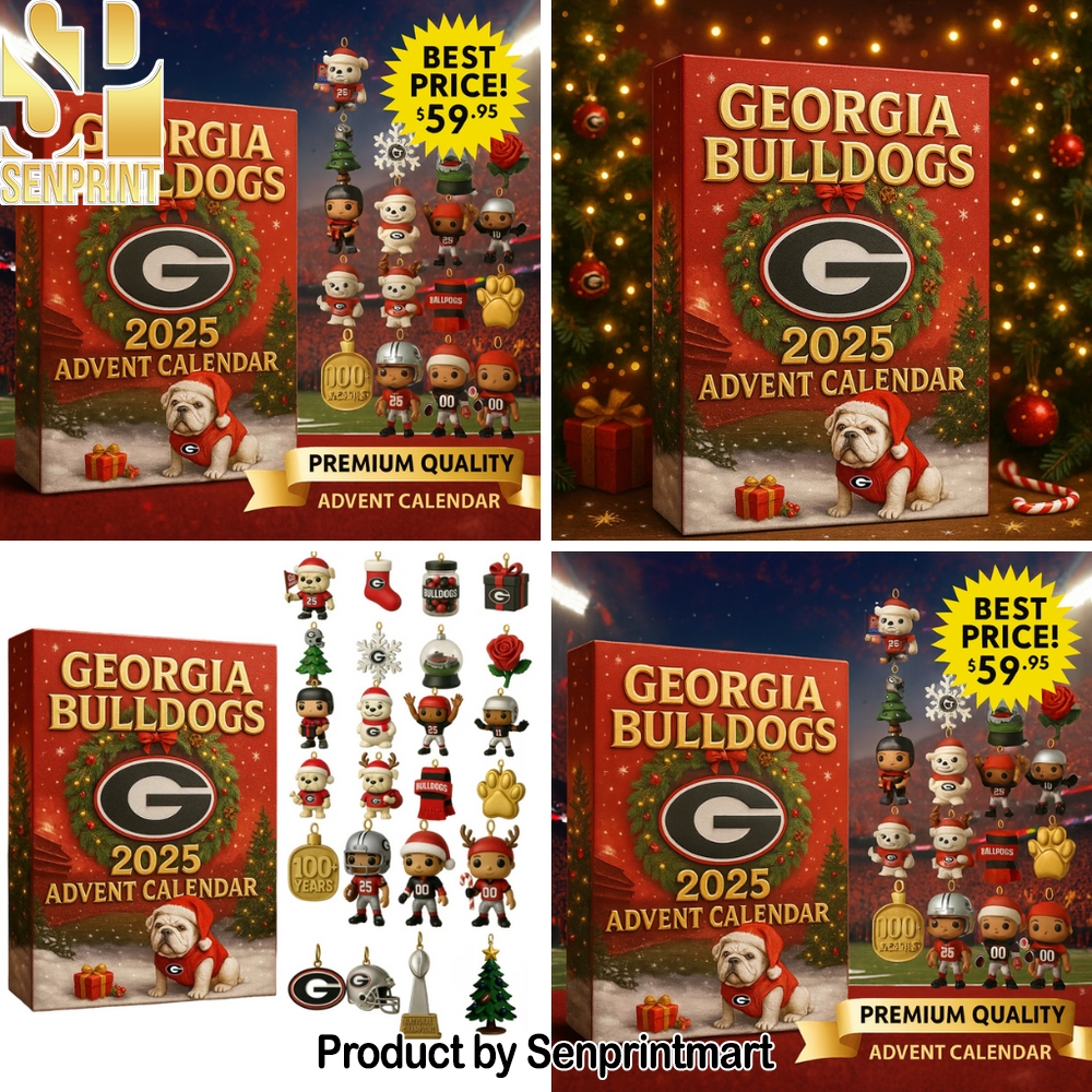 Georgia Bulldogs Festive Countdown Calendar 2025