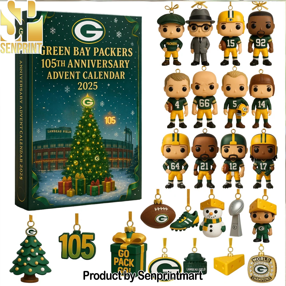 Green Bay Packers x NFL Anniversary Xmas Countdown Box 2025