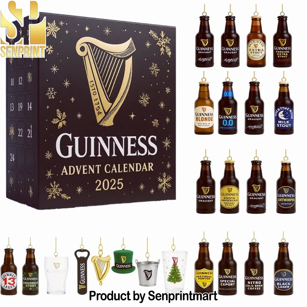 Guinness 24 Days Of Beer Lover Gift Set Christmas Treat Box 2025