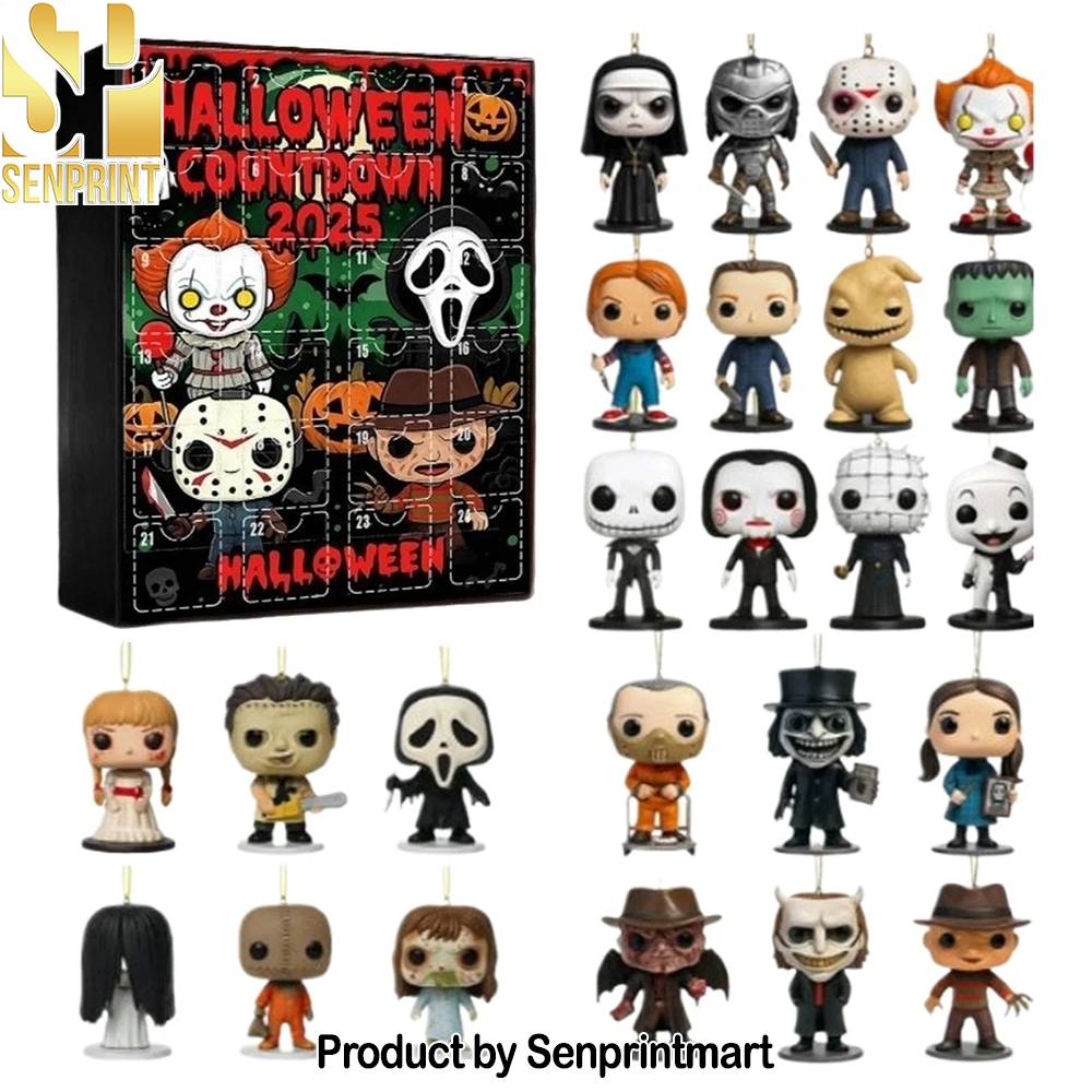 Halloween Horror Movie Figures Christmas Daily Gift Box 2025