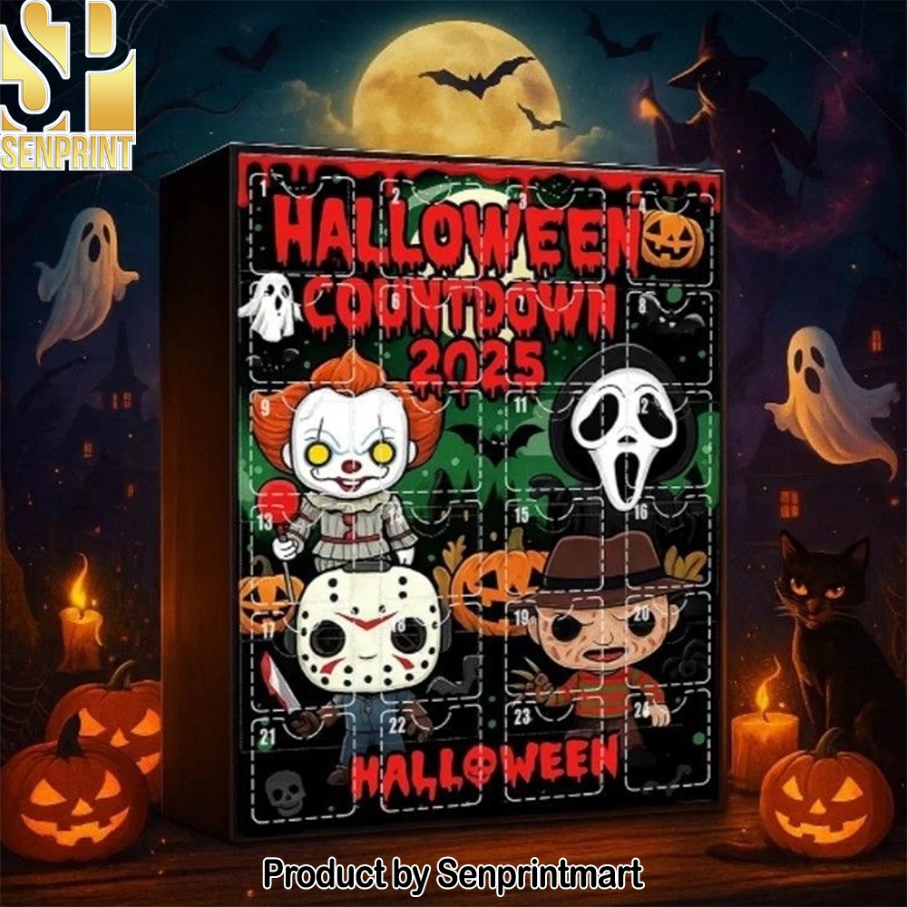 Halloween Horror Movie Figures Christmas Daily Gift Box 2025 Halloween Horror Movie Figures Christmas Daily Gift Box 2025