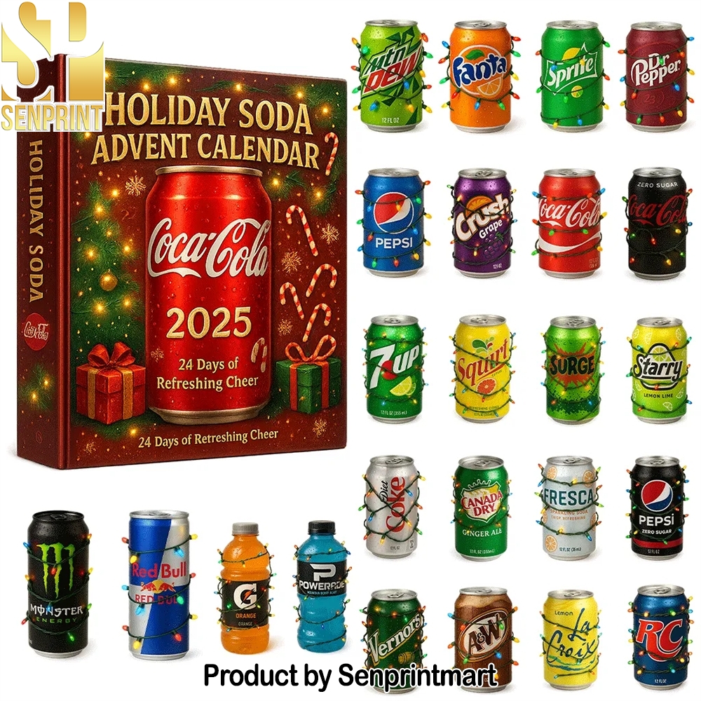 Holiday Soda Coca Cola Pepsi Sprite Festive Countdown Calendar 2025