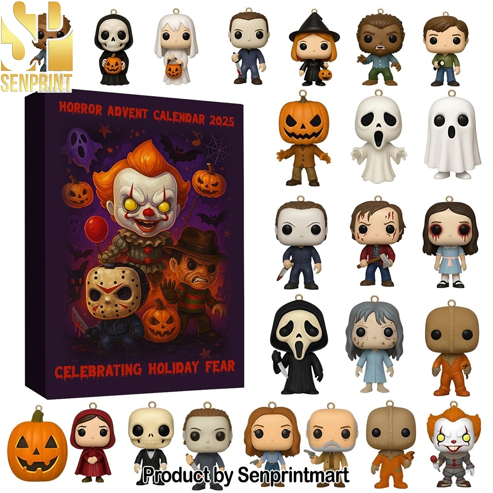 Horror Halloween 24 Days Of Scary Movie Figures Christmas Countdown 2025 Advent Calendar 2025 Horror Halloween 24 Days Of Scary Movie Figures Christmas Countdown 2025 Advent Calendar 2025