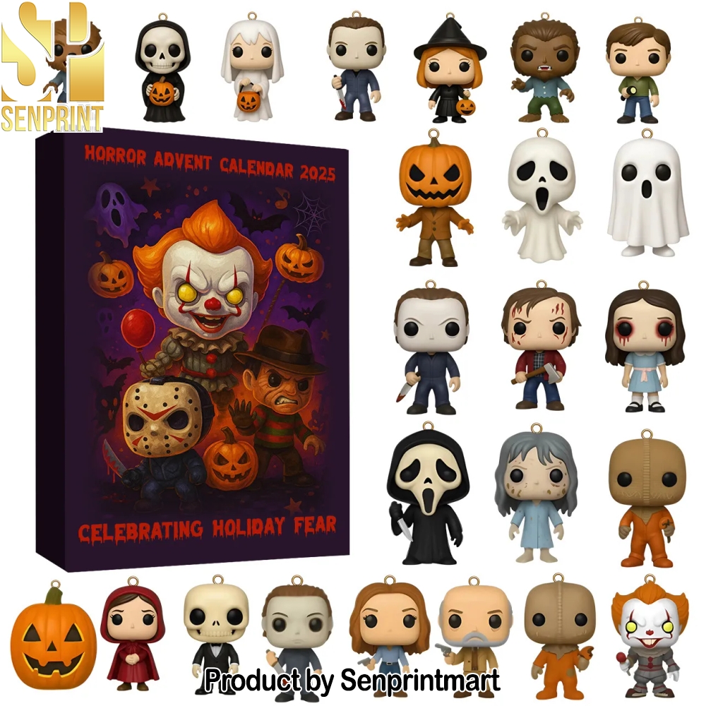 Horror Movie Characters Countdown to Christmas Box 2025