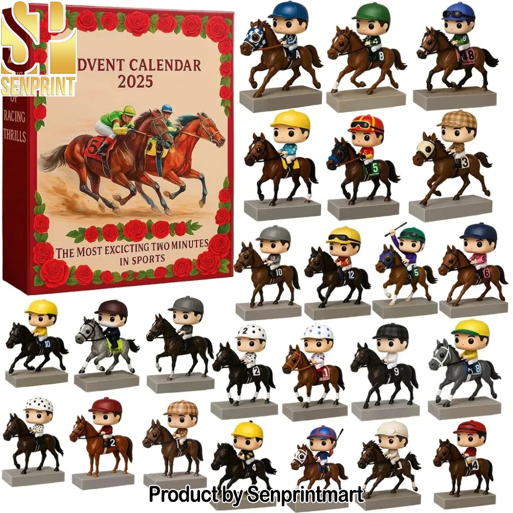 Horse Racing Horseback Riding Xmas Countdown Box 2025 Horse Racing Horseback Riding Xmas Countdown Box 2025