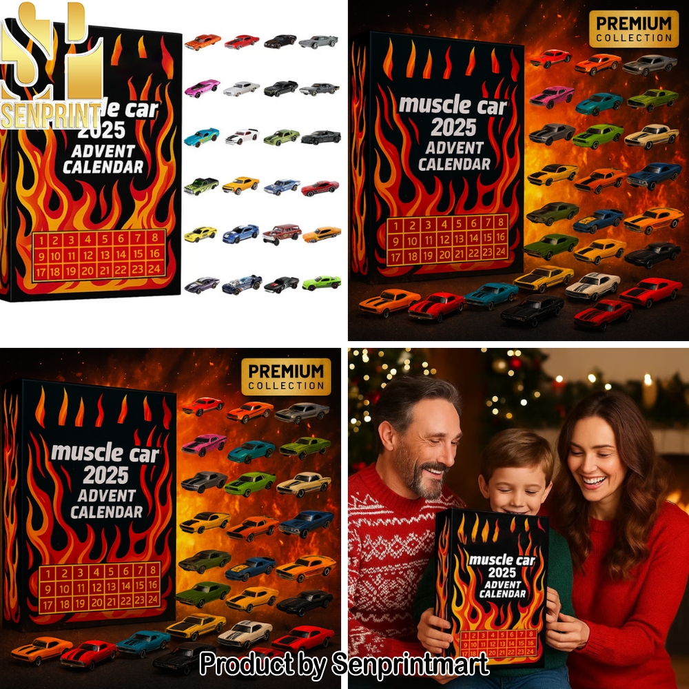 Hot Wheels Car Festive Countdown Calendar 2025