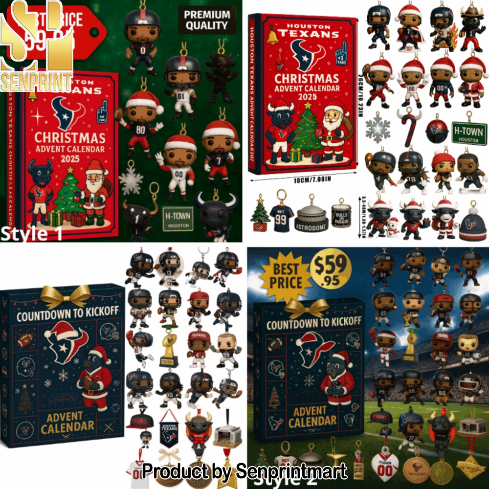 Houston Texans 24th Anniversary 24 Days of Christmas Box 2025