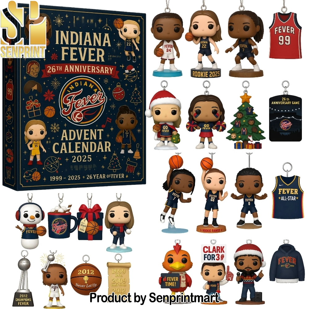 Indiana Fever 26Th Anniversary Holiday Surprise Calendar 2025