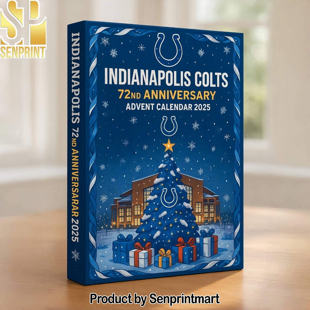 Indianapolis Colts 72nd Anniversary 2025 Advent Calendar Box 2025 Indianapolis Colts 72nd Anniversary 2025 Advent Calendar Box 2025