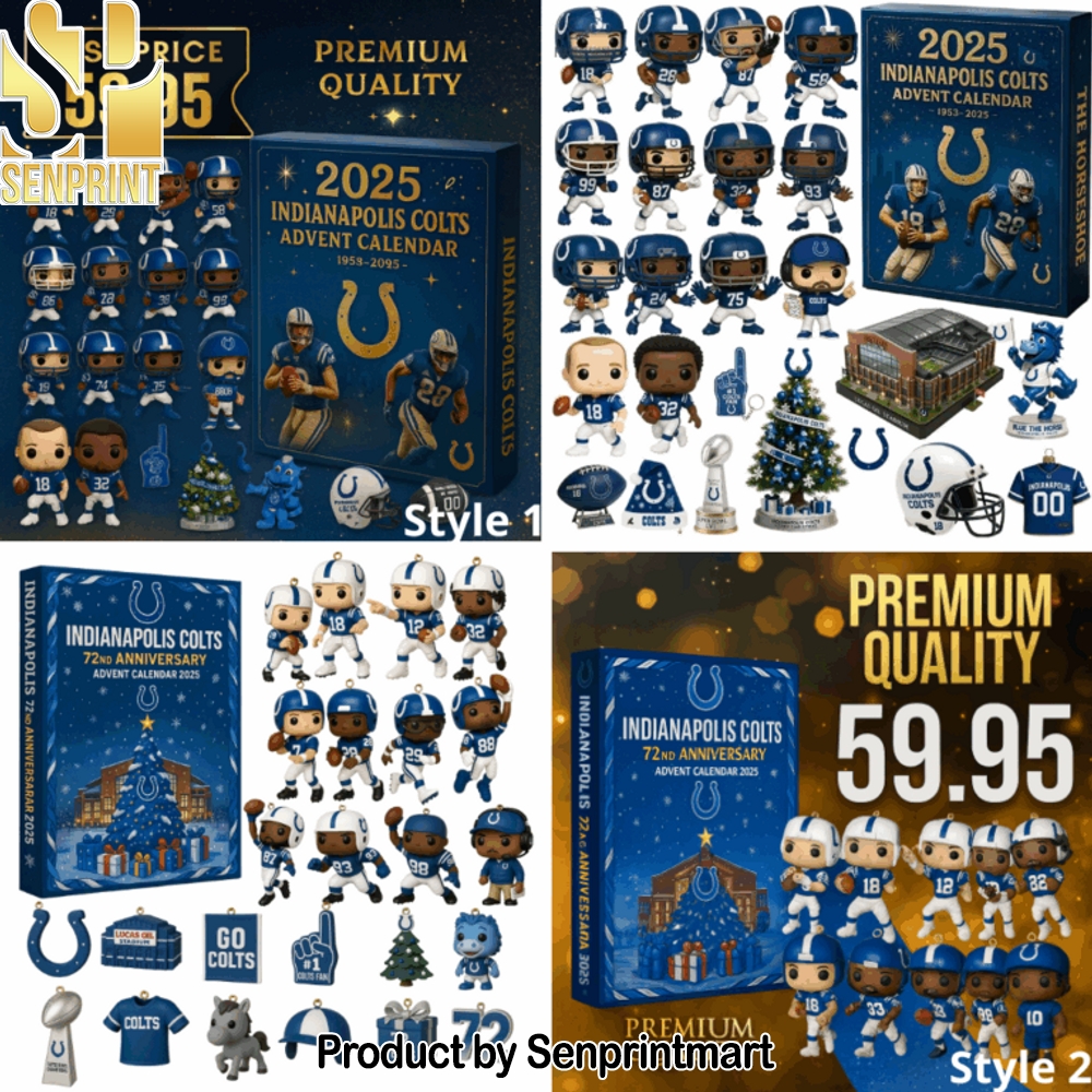 Indianapolis Colts 72th Anniversary Holiday Treasure Box 2025