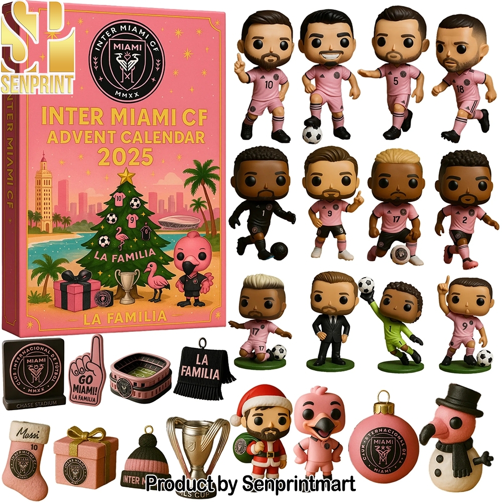 Inter Miami Cf Messi And Team Festive Countdown Calendar 2025