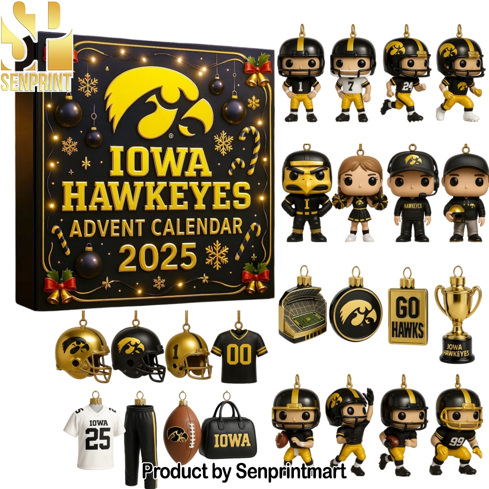 Iowa Hawkeyes 2025 Advent Calendar Box 2025