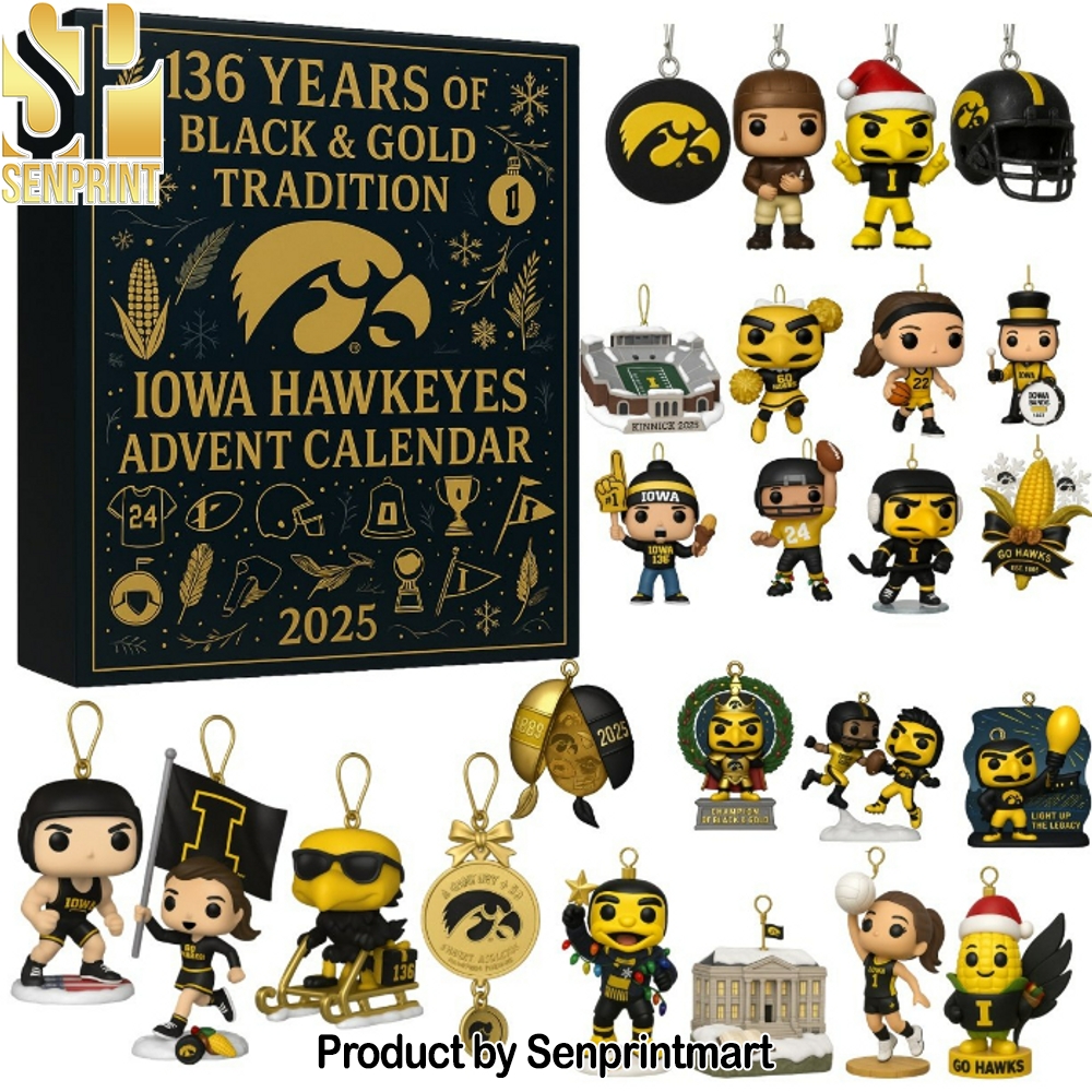 Iowa Hawkeyes Anniversary Christmas Mystery Box 2025