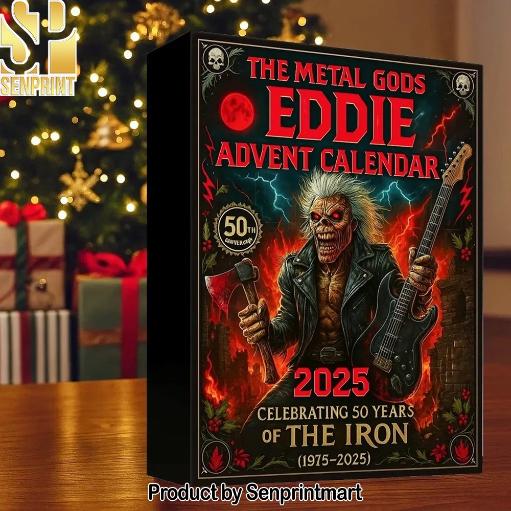 Iron Maiden Eddie 50Th Anniversary Rock Christmas Surprise Box 2025
