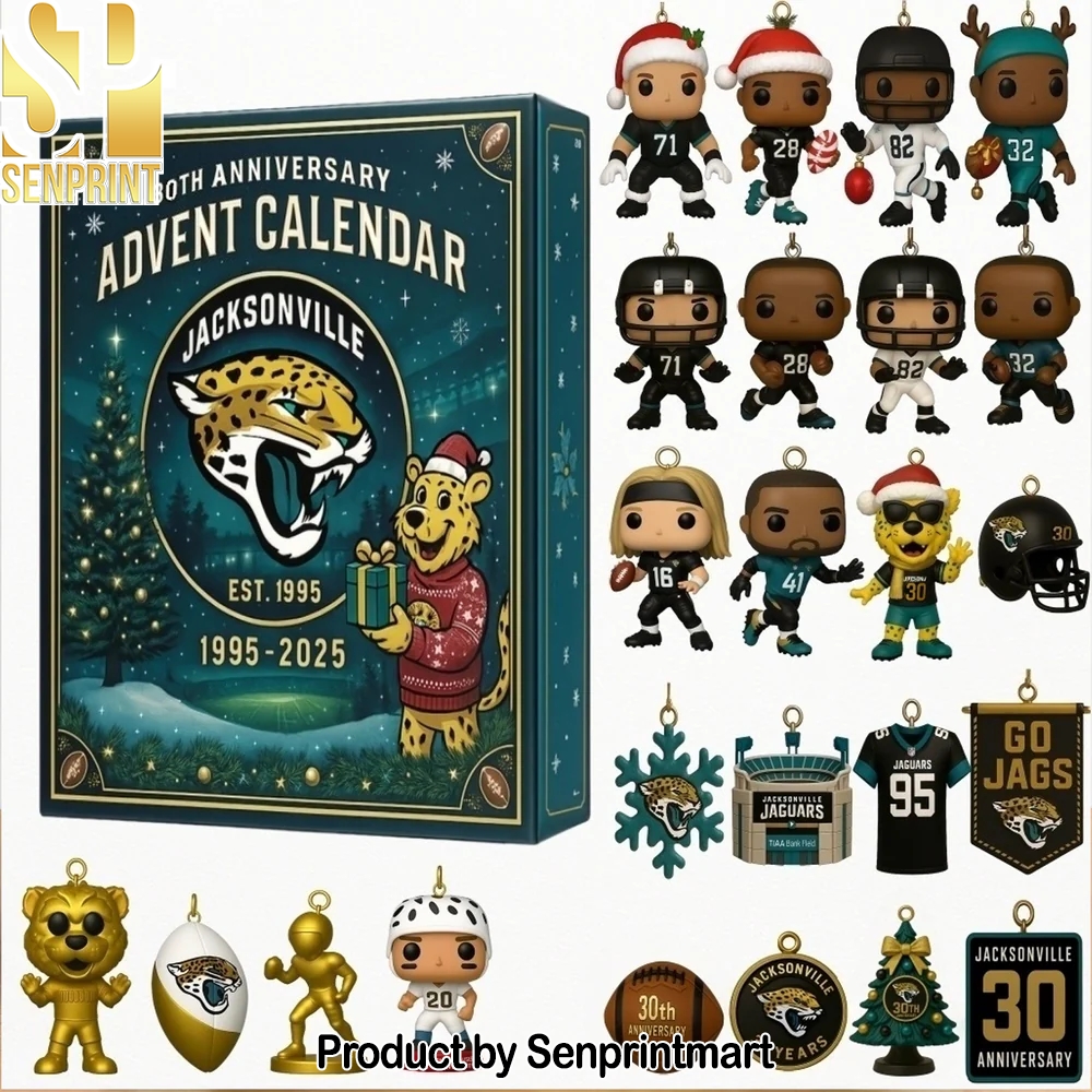 Jacksonville Jaguars x NFL Anniversary Christmas Daily Gift Box 2025