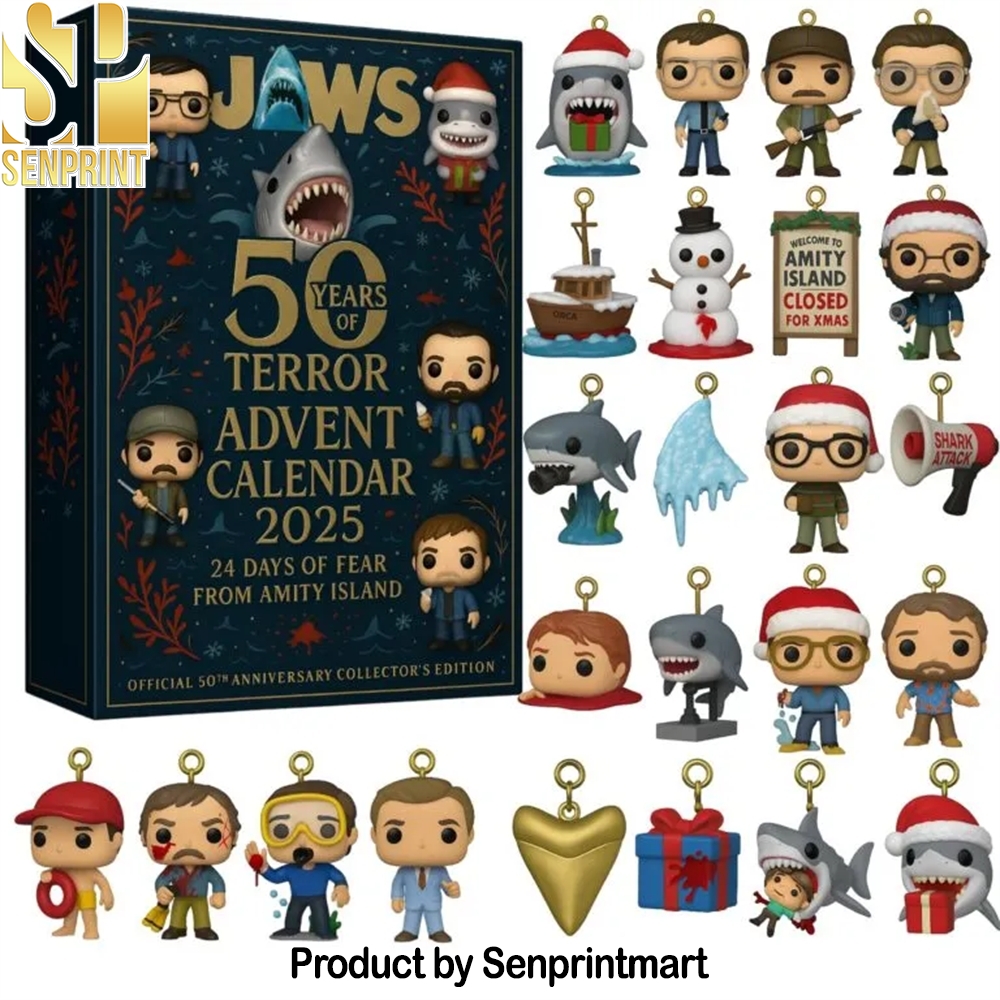 Jaws 50Th Anniversary Christmas Daily Gift Box 2025