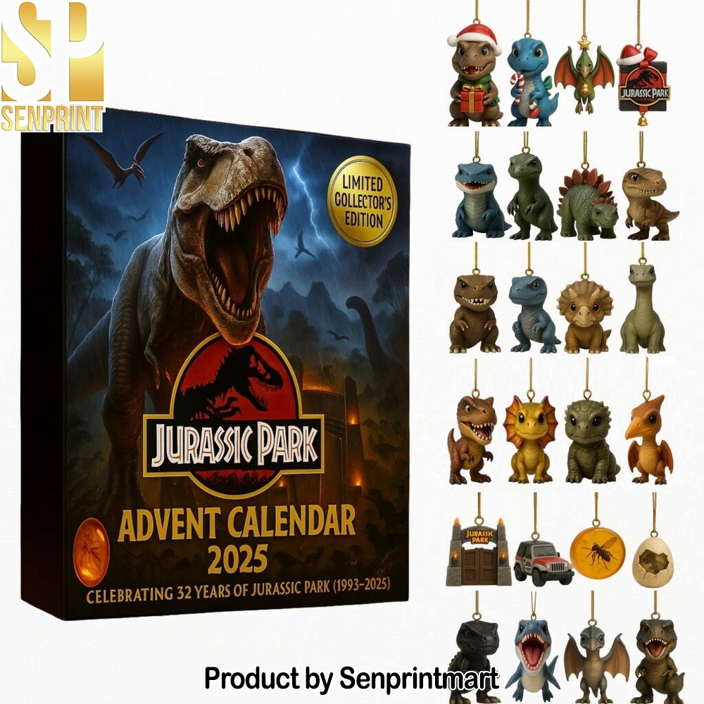 Jurassic Park 32nd Anniversary 2025 Advent Calendar Box 2025