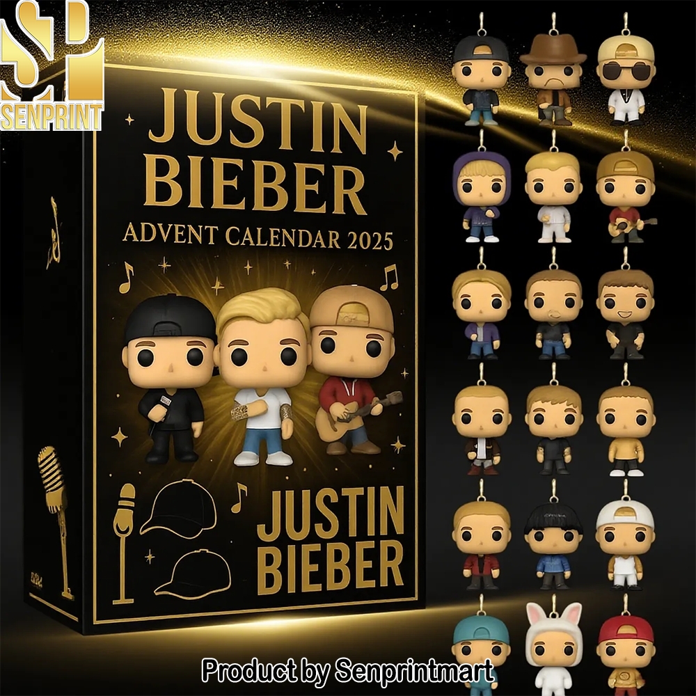 Justin Bieber Funko Figures Christmas Gift Xmas Countdown Box 2025