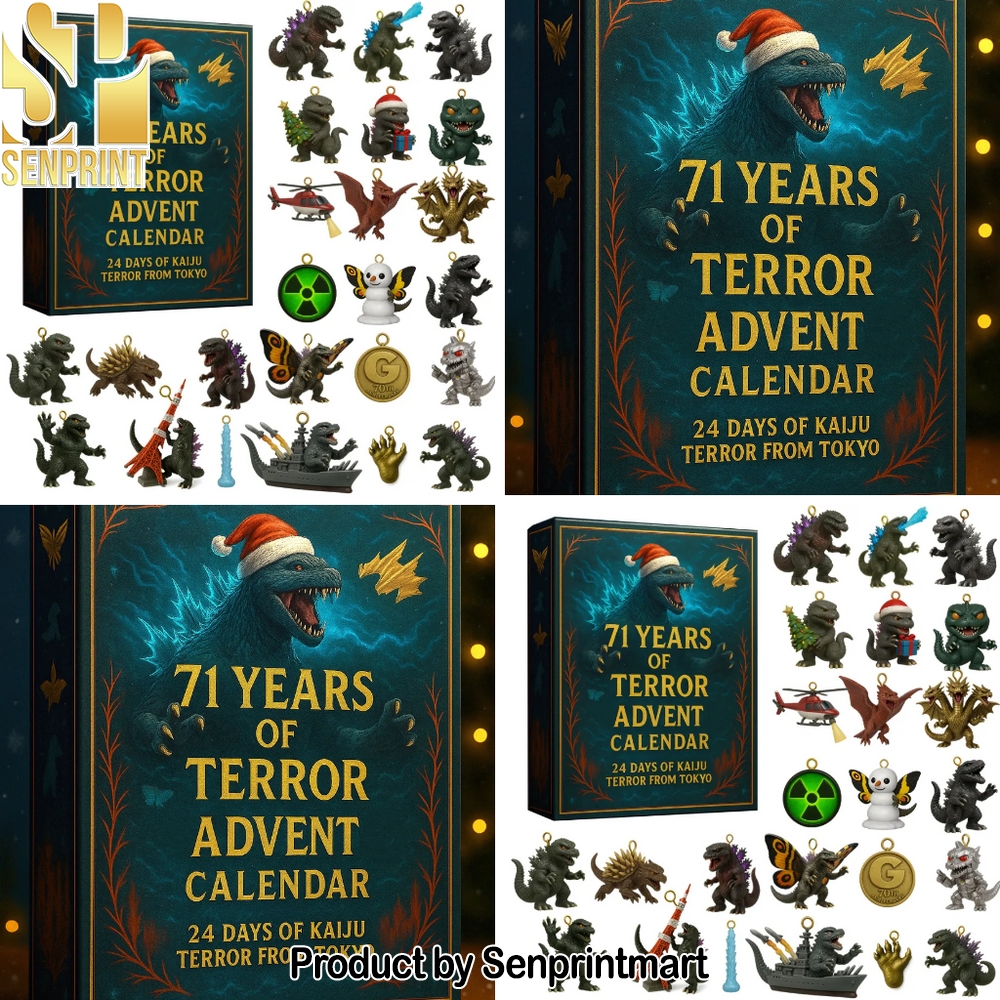 Kaiju Godzilla Holiday Countdown Box 2025